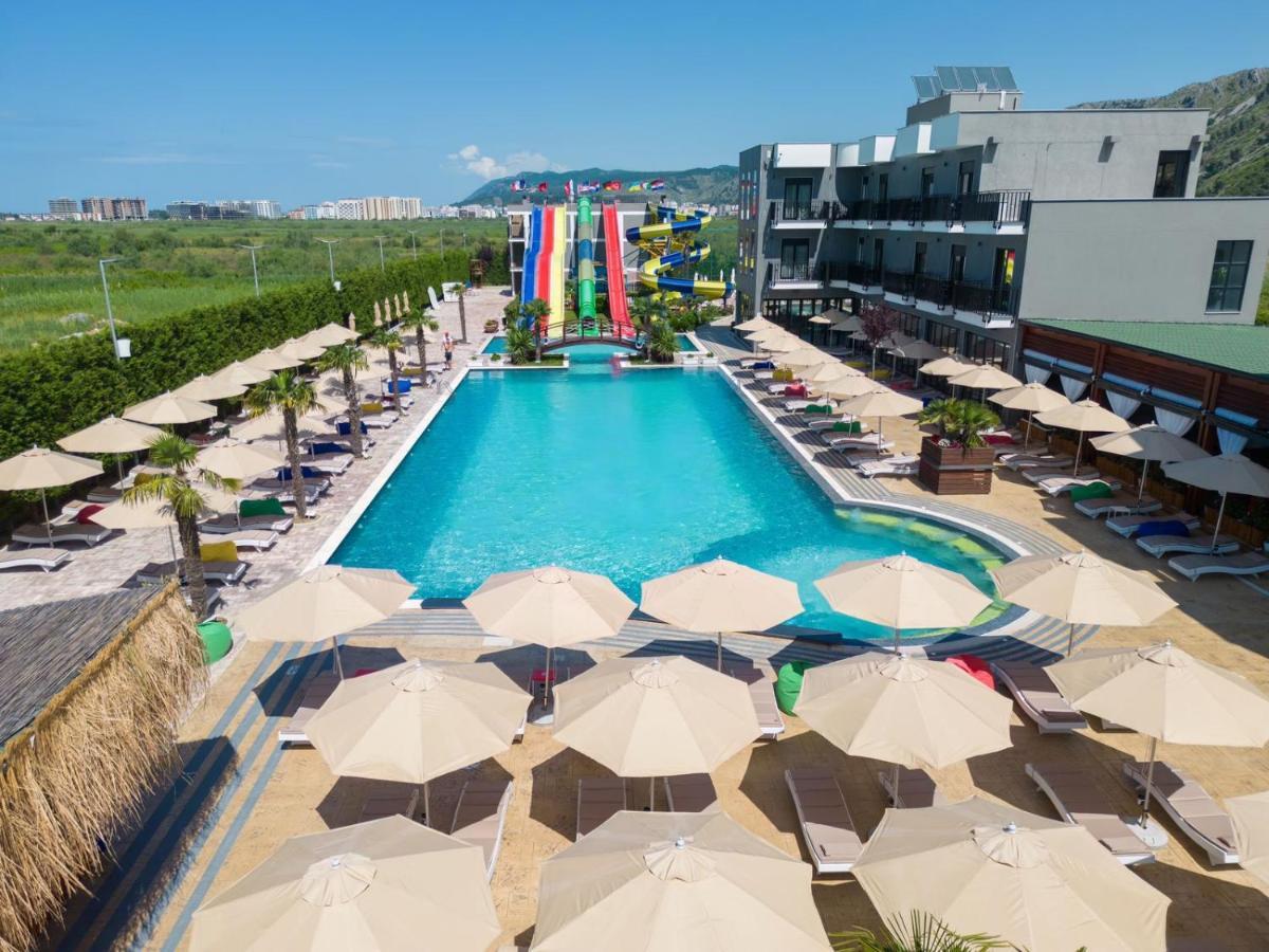 Nuevo Deluxe Hotel Shëngjin Buitenkant foto
